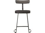 Vidaxl Sgabello Da Bar 2 Pezzi Nero 49X43X79 Cm In Legno Massiccio Di Mango