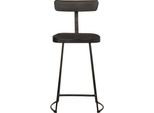 Vidaxl Sgabello Da Bar 2 Pezzi Nero 49X43X88 Cm In Legno Massiccio Di Mango