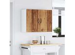 Vidaxl Parete Attrezzata Da Cucina Lucca In Legno Di Recupero, Materiale A Base Di Legno