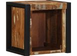 Vidaxl Comodini 2 Pz. Multicolore 40X35X40 Cm Legno Di Recupero Legno Massiccio
