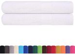 Vidaxl Asciugamani 2 Pz. Bianco 100X200 Cm 360 G/M² 100% Cotone