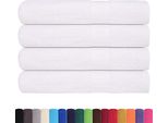 Vidaxl Asciugamani 4 Pz. Bianco 100X200 Cm 360 G/M² 100% Cotone