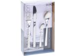 Set Di Posate 24 Pezzi In Acciaio Inox Multicolore - Eccellente Oggetti Per La Casa Articoli Per La Tavola
