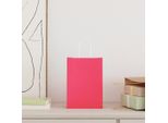 Vidaxl Sacchetti Di Carta 50 Pezzi Con Manici Rosa 15X8X21 Cm