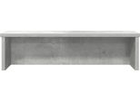Vidaxl Scaffale Da Cucina Impilabile In Cemento Grigio 60X15X16 Cm Materiale A Base Di Legno