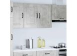 Vidaxl Parete Attrezzata Per Cucina Kalmar Cemento Grigio Materiale Legno