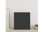 Vidaxl Sacchetti Di Carta 250 Pezzi Con Manici Neri 45X17X48 Cm