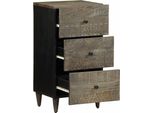 Vidaxl Credenza 40X33X75 Cm In Legno Massiccio Di Mango