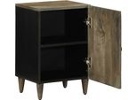 Vidaxl Mobile Da Bagno 38X33X58 Cm In Legno Massiccio Di Mango