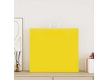 Vidaxl Sacchetti Di Carta 50 Pezzi Con Manici Giallo 54X15X49 Cm