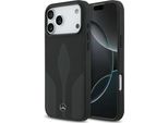 Etui Mercedes Leather The Move Magsafe Na Iphone 17 Pro Max - Czarne