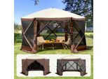 Tenda Da Giardino A Padiglione Pieghevole Per Feste 3,51X3,51 M - Tenda Pop-Up Per Feste In Giardino Ed Eventi - Impermeabile E Pieghevole