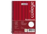 Landr Notebook "College"" Din A6, 160 Blatt, Kariert"