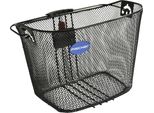Fischer 61076 Fischer Cestino Da Manubrio Per Bicicletta Con Chiusura Rapida, Nero