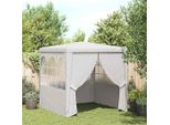 Vidaxl Tenda Professionale Per Feste Con Pareti Laterali 2×2 M Bianco 90 G/M²