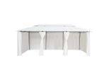 Padiglione Con Tende 600X298X270 Cm Bianco 180G/M²