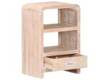 Vidaxl Comodino 40X30X60 Cm In Legno Massiccio Di Acacia