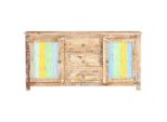 Vidaxl Credenza 151X40X75 Cm Legno Di Acacia Grezzo