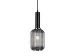 Italux Antiola, Lampada A Sospensione Moderna In Nero PND-5588-1M-BK+SG