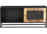 Mobile Tv 90X30X40 Cm Legno Di Mango Grezzo