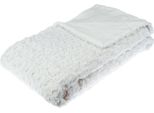 Plaid "Bouclette"" In Ecopelliccia - Ecru 180 × 230 Cm - Atmosphera CréAteur D'intéRieur"