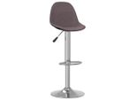 Vidaxl Sgabello Da Bar 2 Pezzi. Tessuto Color Taupe