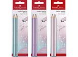 Faber-Castell 111683 Set Di Matite FABER-CASTELL Jumbo Grip Sparkle, Assortite