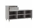 Vidaxl Portascarpe Grigio Sonoma 102X36X60 Cm Materiale A Base Di Legno