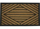 Tappeto D'ingresso Rettangolare Lozys In Fibra Di Cocco, 45 X 75 Cm