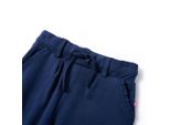 Vidaxl Pantaloni Da Bambino Con Coulisse Blu Navy 104