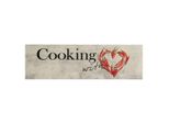 Vidaxl Tappeto Da Cucina Lavabile Paprika 45X150 Cm Velluto