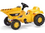 Rolly Toys Veicolo A Pedali Cantiere Dumper Cat, Con Benna Ribaltabile, Da 2,5 Anni