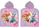 Poncho Paw Patrol Viola, 55X110 Cm