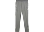 Puma Teamcup Pantaloni Da Allenamento Uomo Grigio Argento Taglia Xl