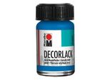 Marabu 1130 39 095 Decorlack Acryl, Azurblau 095, 15 Ml