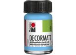 Marabu 1401 39 090 Decormatt Acryl Acryl Hellblau 15 Ml(P)