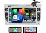 Carplay Per Opel Astra H Corsa C D Zafira 7” Android 15 Autoradio Gps Navi Wifi Bt Swc Usb Dab+ 2+64GB Con Kam