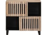 Vidaxl Credenza 80X34X75 Cm In Legno Massiccio Di Mango