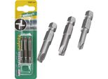 Wolfcraft 3 Pezzi Punte Di Sicurezza 50 Mm, Torq-Set 6, 8, 10 1267000