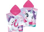 Poncho Asciugamano Mantello Da Bagno Unicorno Per Bambini - Morbido Poncho Da Bagno