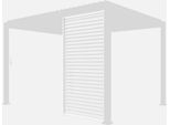 Persiana In Alluminio Da 130Cm Per Pergola A Lamelle Triomphe, Bianco