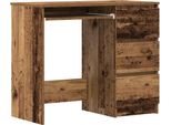 Syfax™ Scrivania Legno Antico 90X45X76 Cm In Legno Multistrato