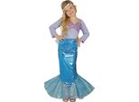 Guirca Costume Da Sirena Blu Per Bambini - Ragazze, 7-9 Anni Guirca