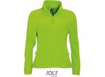 Sols 54500 | Giacca In Pile Da Donna North Con Pile Anti-Pilling - Colore: Lime - Taglia: Xl