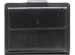 Esquire Pelle Portafoglio Dallas Wallet Vertical Black Nero