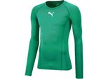 Puma Liga Baselayer Maglia A Maniche Lunghe Uomo - Verde