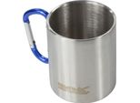 Tazza Regatta Great Outdoors In Acciaio Inox Con Gancio A Moschettone RG535 (Taglia Unica) (Argento)