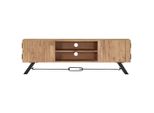 Mobile Tv Vidaxl 140X30X45 Cm In Legno Massiccio Di Acacia