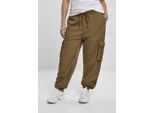 Urban Classics TB3434 | Ladies Viscose Twill Cargo Pants Jogginghose Damen - Farbe: Summerolive - GrößE: Xs