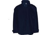 Kariban Uomo Parka Giacca Invernale Cappotto Giacca Da Campo Giacca Outdoor Calda, Taglia:4Xl, Colore:Blu Navy